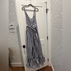 Navy Striped J. Crew dress